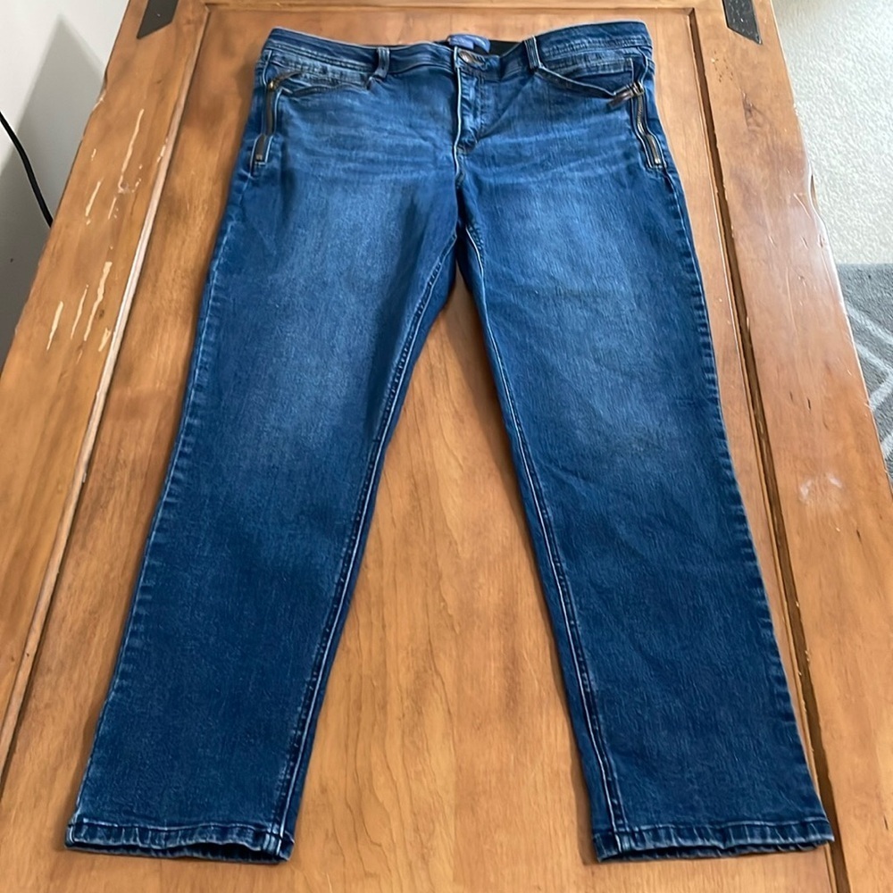Democracy Women's Skinny Ab Solution Blue Jeans 16